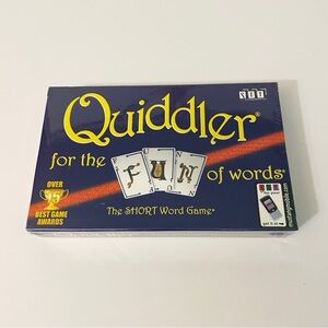 Vintage 1998 Quiddler The Short Word Card Game Sealed